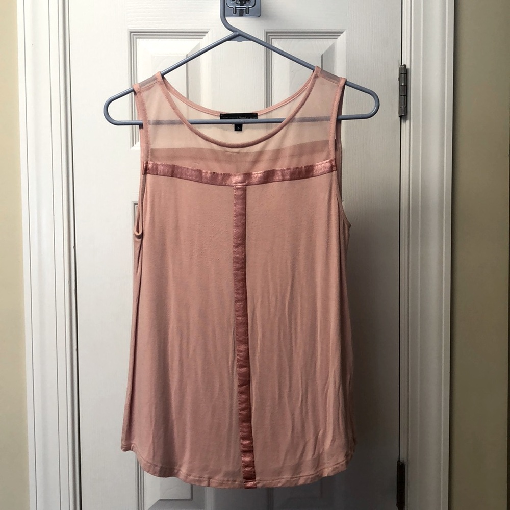 Pink “T” Sleeveless Top